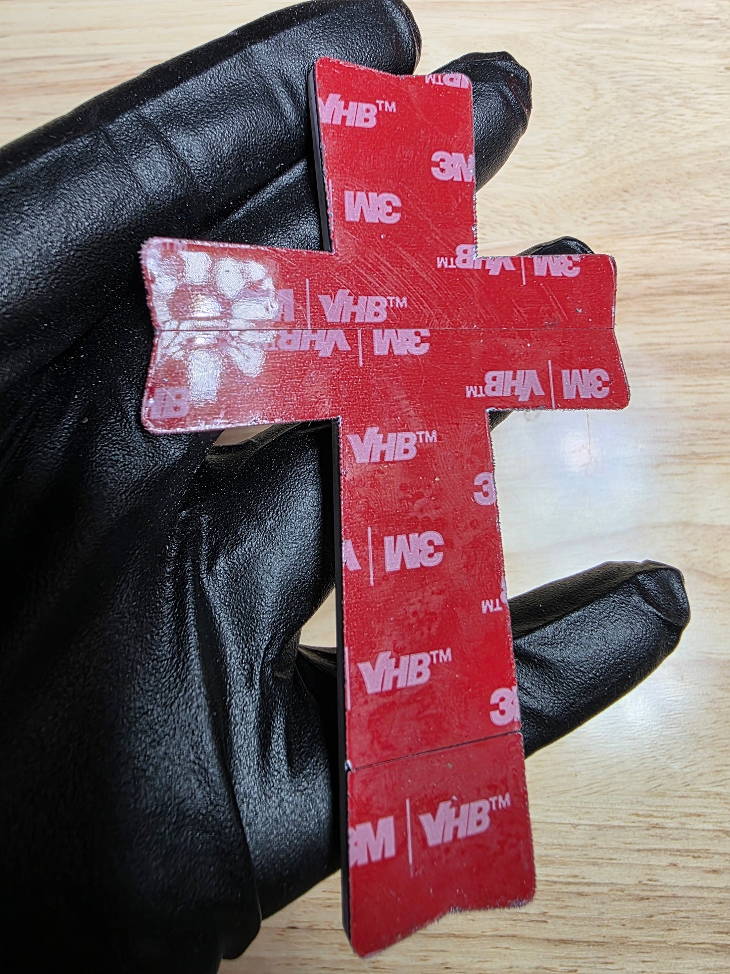 βοΈ 4" Cross Emblem v2 β Black & White | 3M VHB Backed