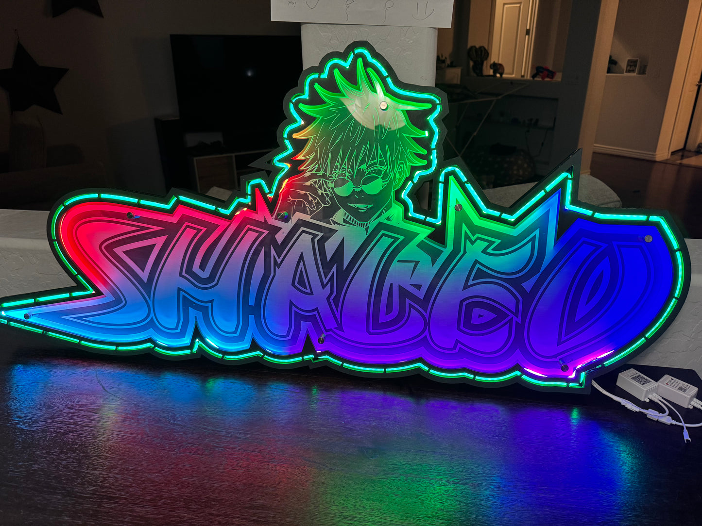 Customized LED Name Sign w/ Graphic