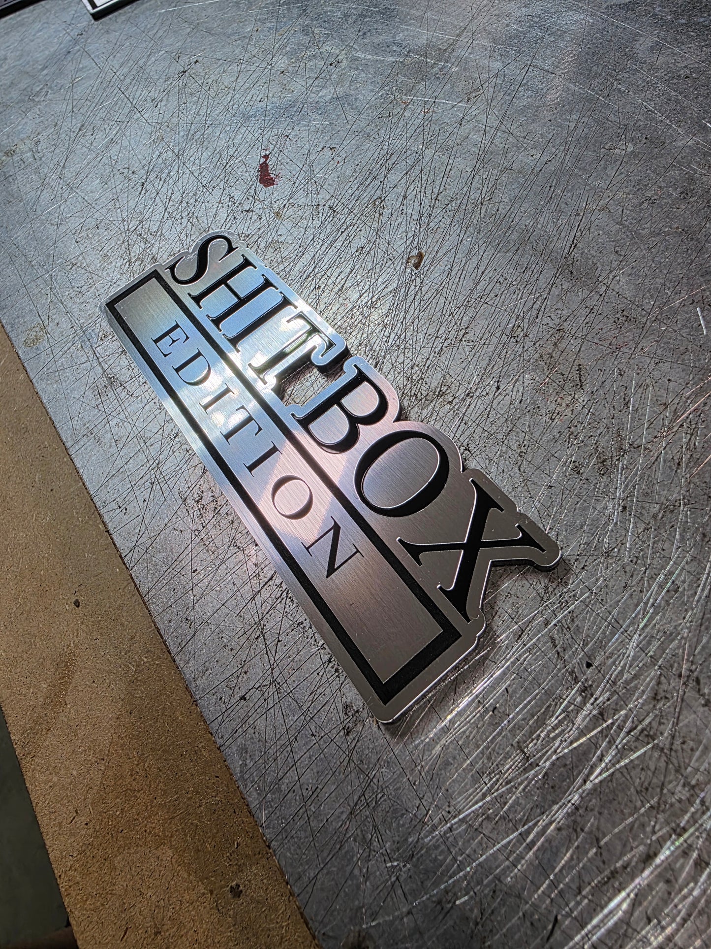 Shitbox Edition Car Emblem – UV-Resistant Acrylic Vehicle Badge | 5″, 6″, 7″ | 3M VHB Adhesive | Lifetime Warranty