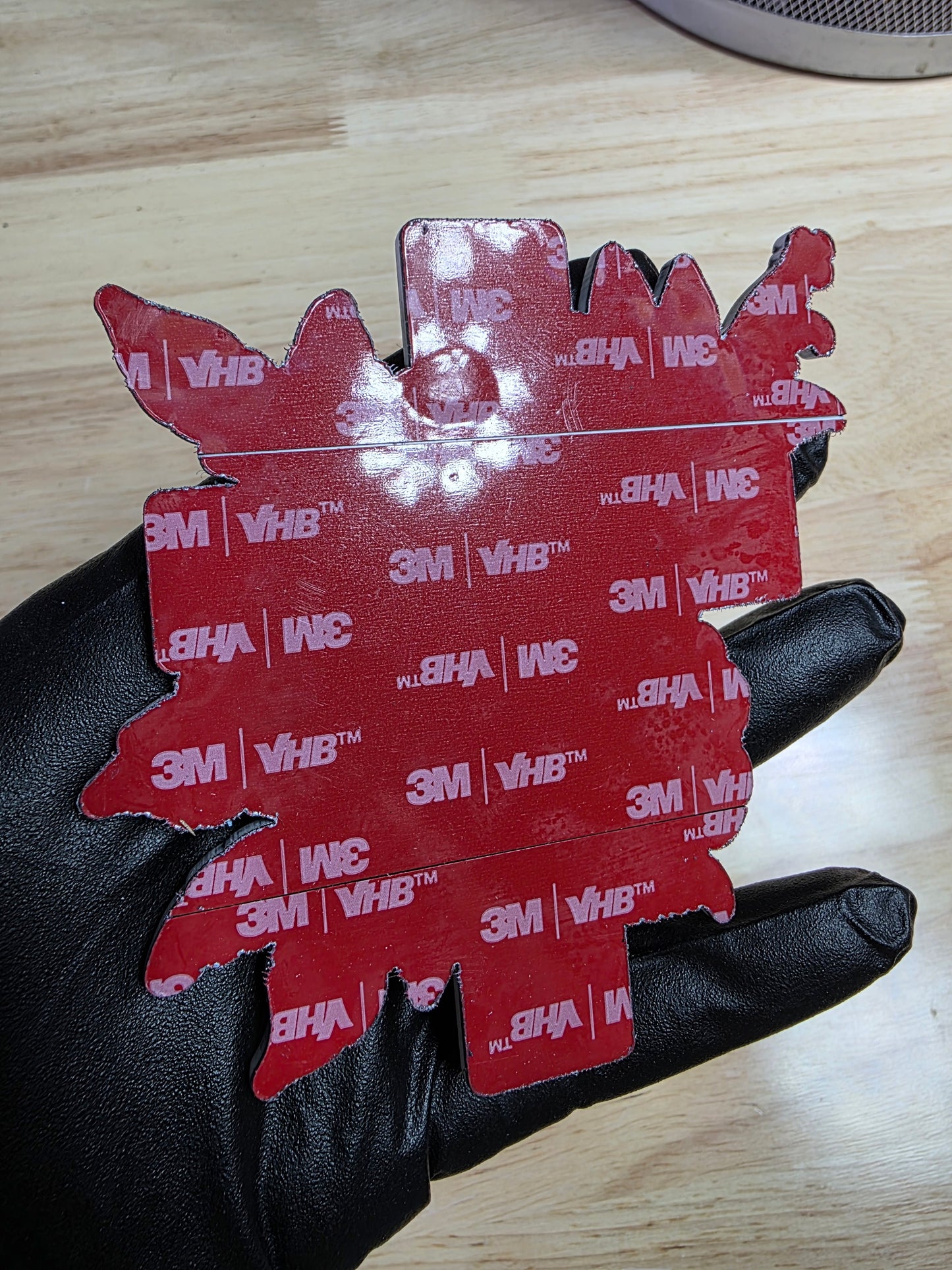 ✝️ 4" Cross w/ Flowers Emblem v2 – Black & White | 3M VHB Backed