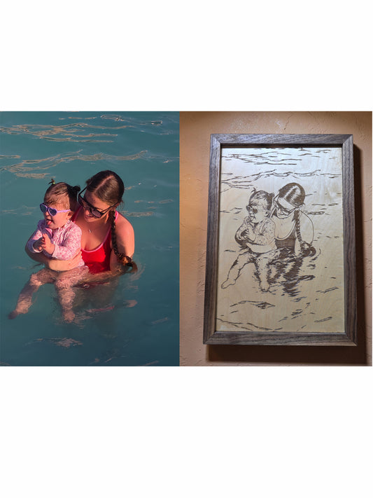 Custom Photo Engraved 20oz Tumbler