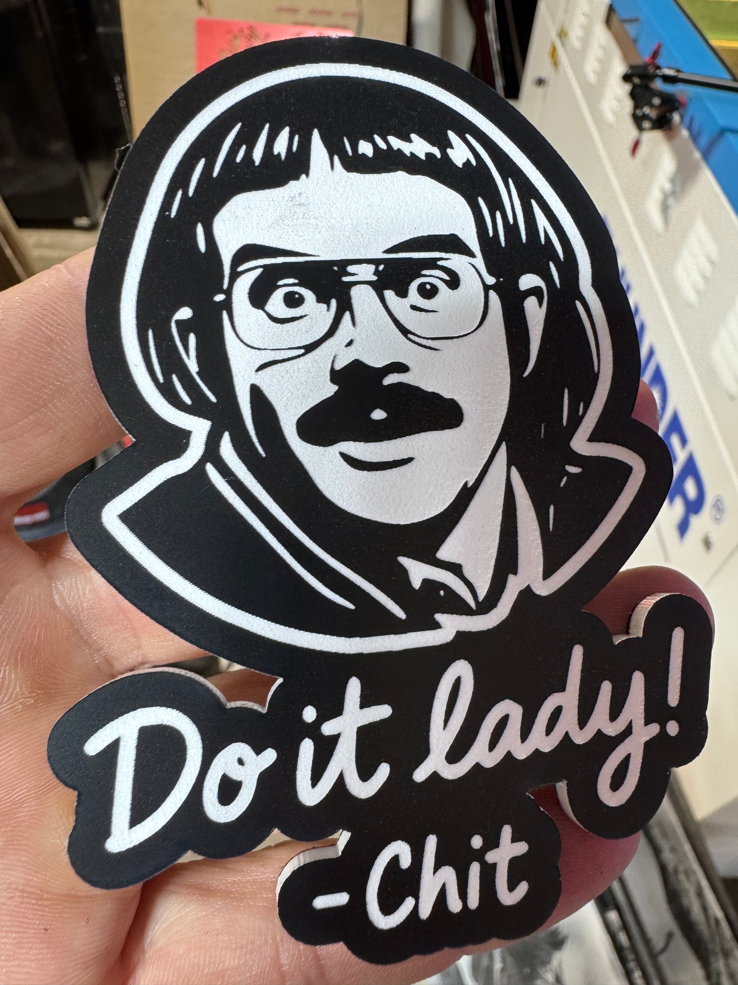 4" x 3" Chit Emblem // Do It Lady!