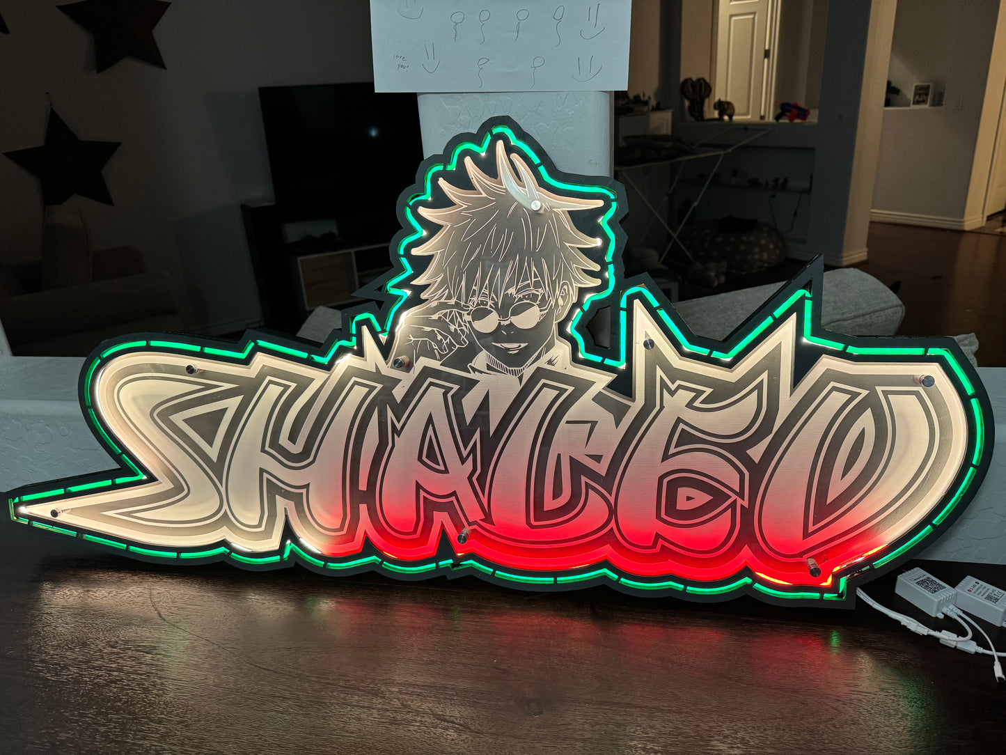 Customized LED Name Sign w/ Graphic